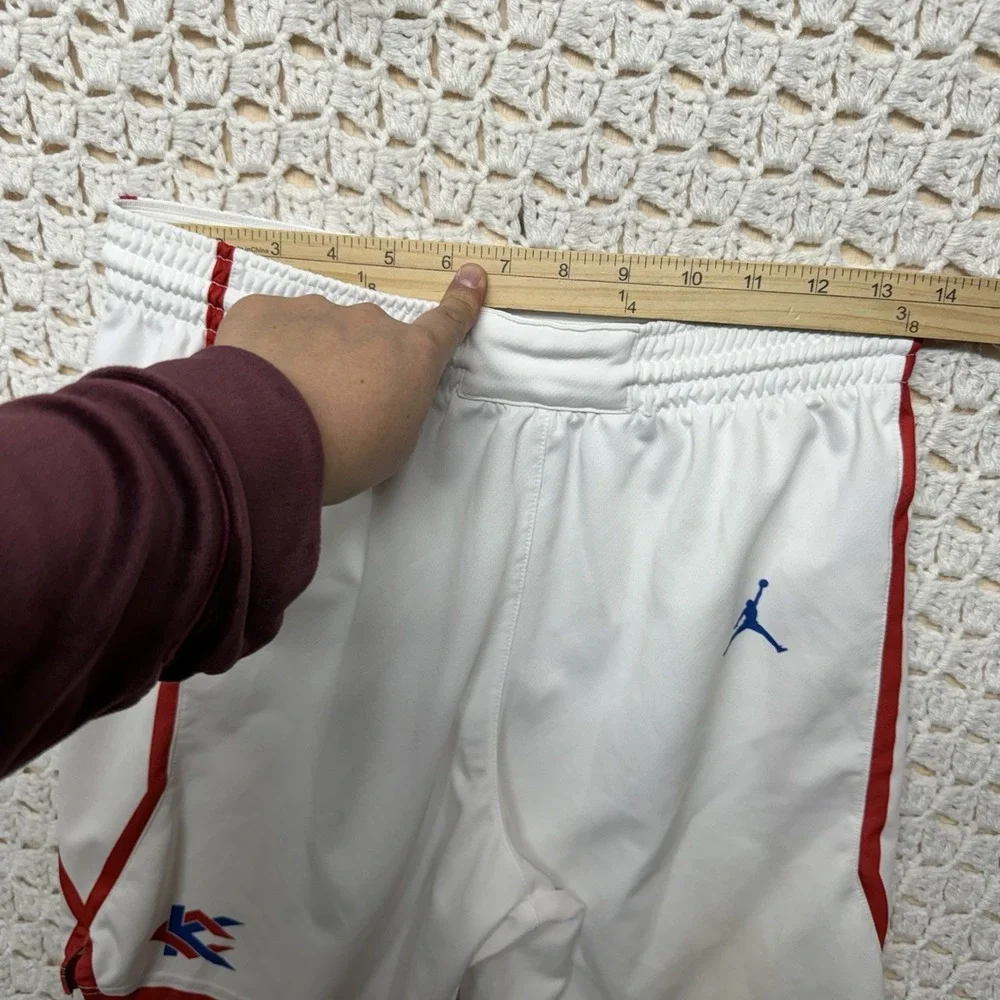 Air Jordan Shorts Mens Sz S White Jumpman Logo Drawstring